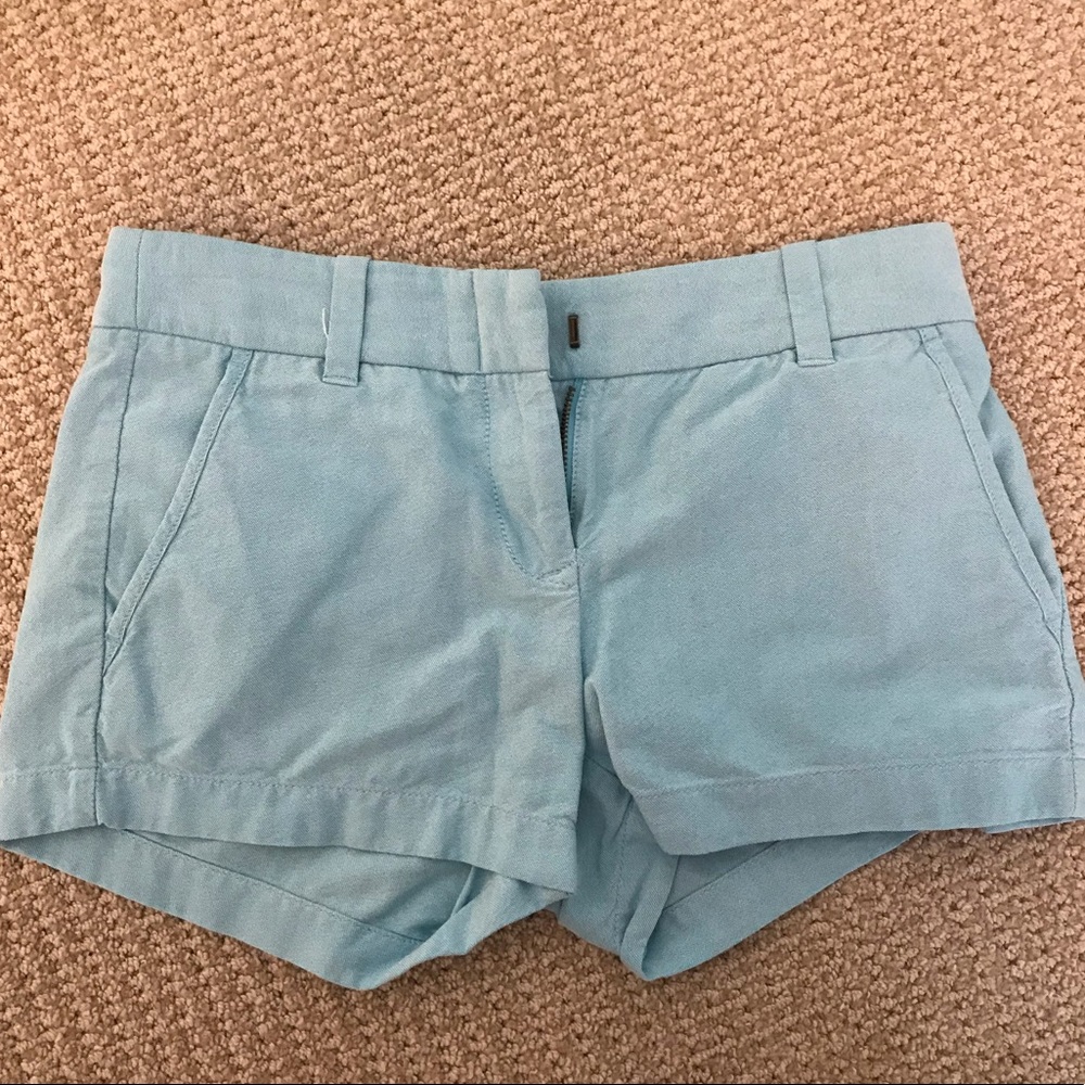 JCrew Chino Shorts in light blue